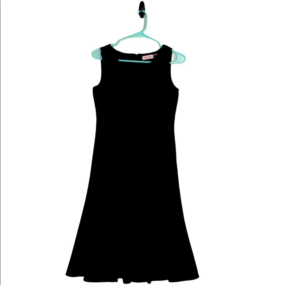 Calvin Klein Black Fit and Flare Cocktail Dress